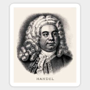 Composer George Frideric Handel Sticker